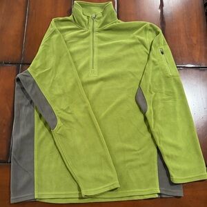 Alpine Design Men’s Polar Fleece Half Zip Green